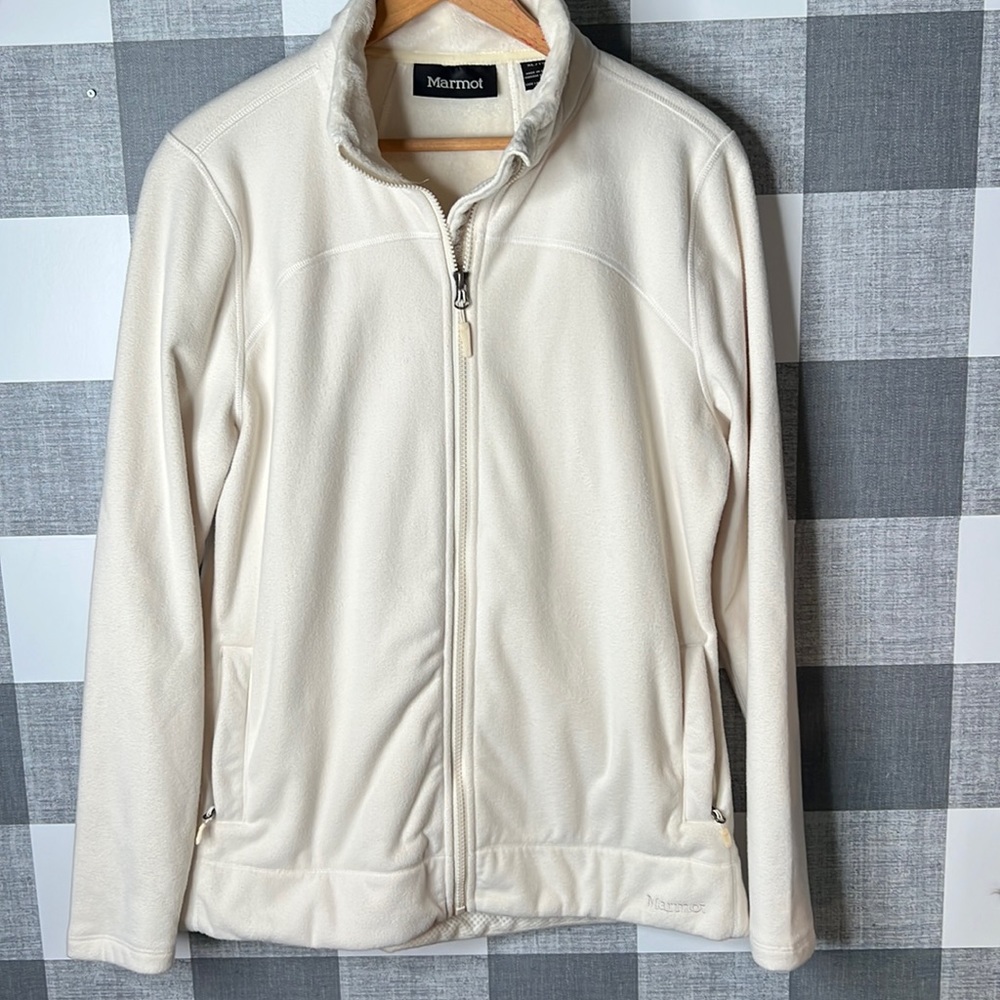 Marmot Polartec Fleece Zip Up Embroidered